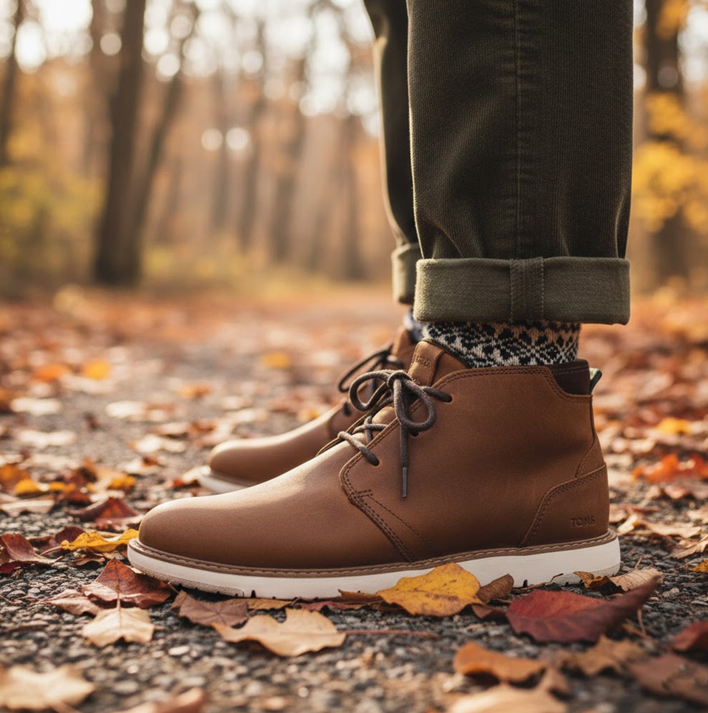 NAVI Mens Boots Brown