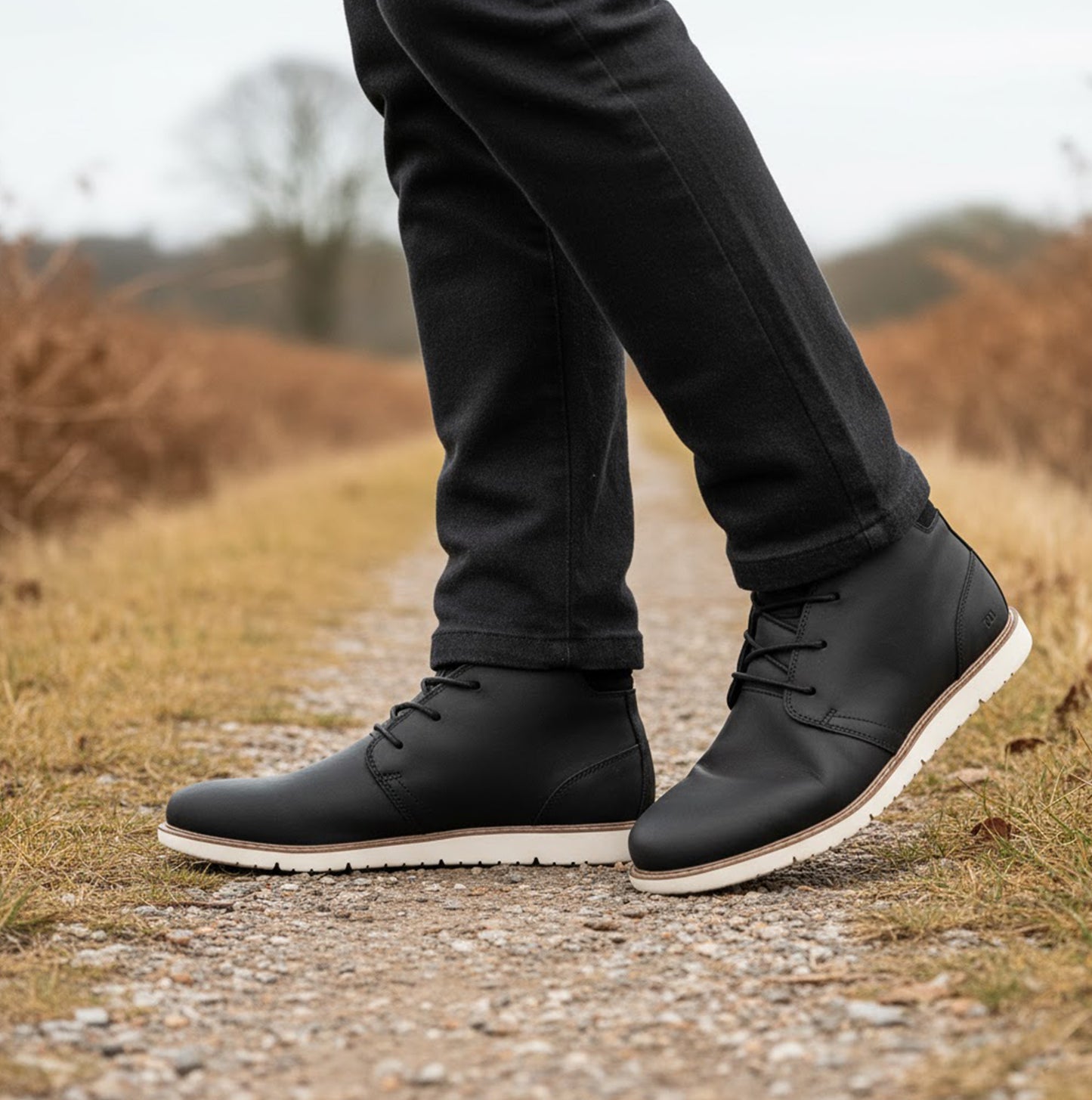 NAVI Mens Boots Black
