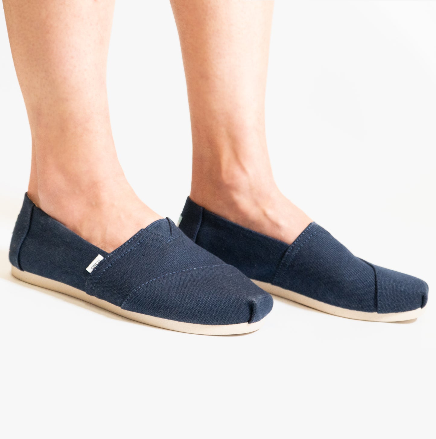 ALPARGATA Womens Cotton Espadrille Navy