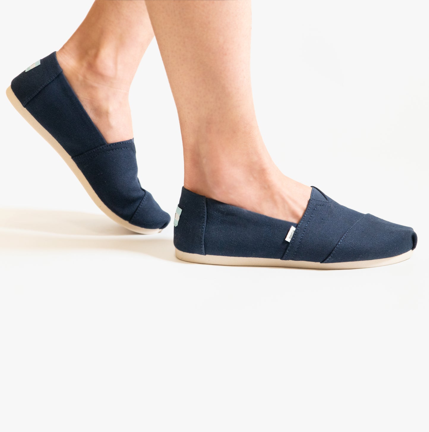 ALPARGATA Womens Cotton Espadrille Navy