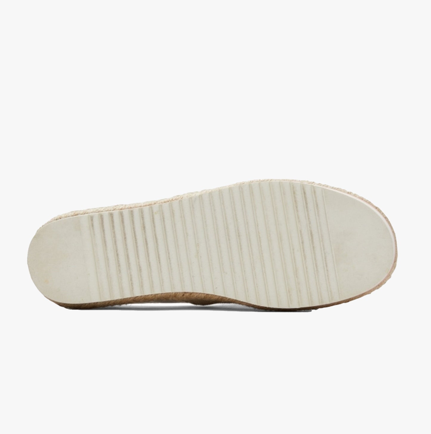 ALPARGATA PLATFORM ROPE Womens Slip-On Canvas Espadrilles Natural
