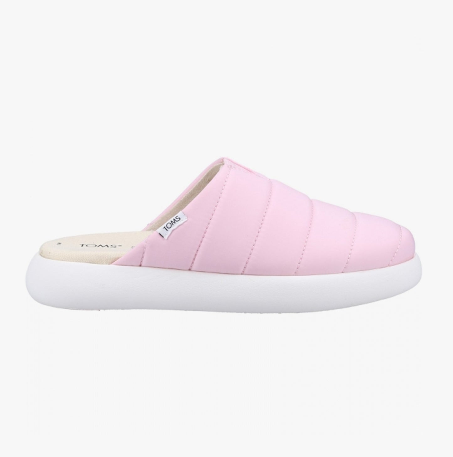 ALPARGATA MALLOW Womens Quilted Mule Slippers Pink