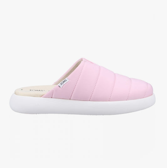 ALPARGATA MALLOW Womens Quilted Mule Slippers Pink