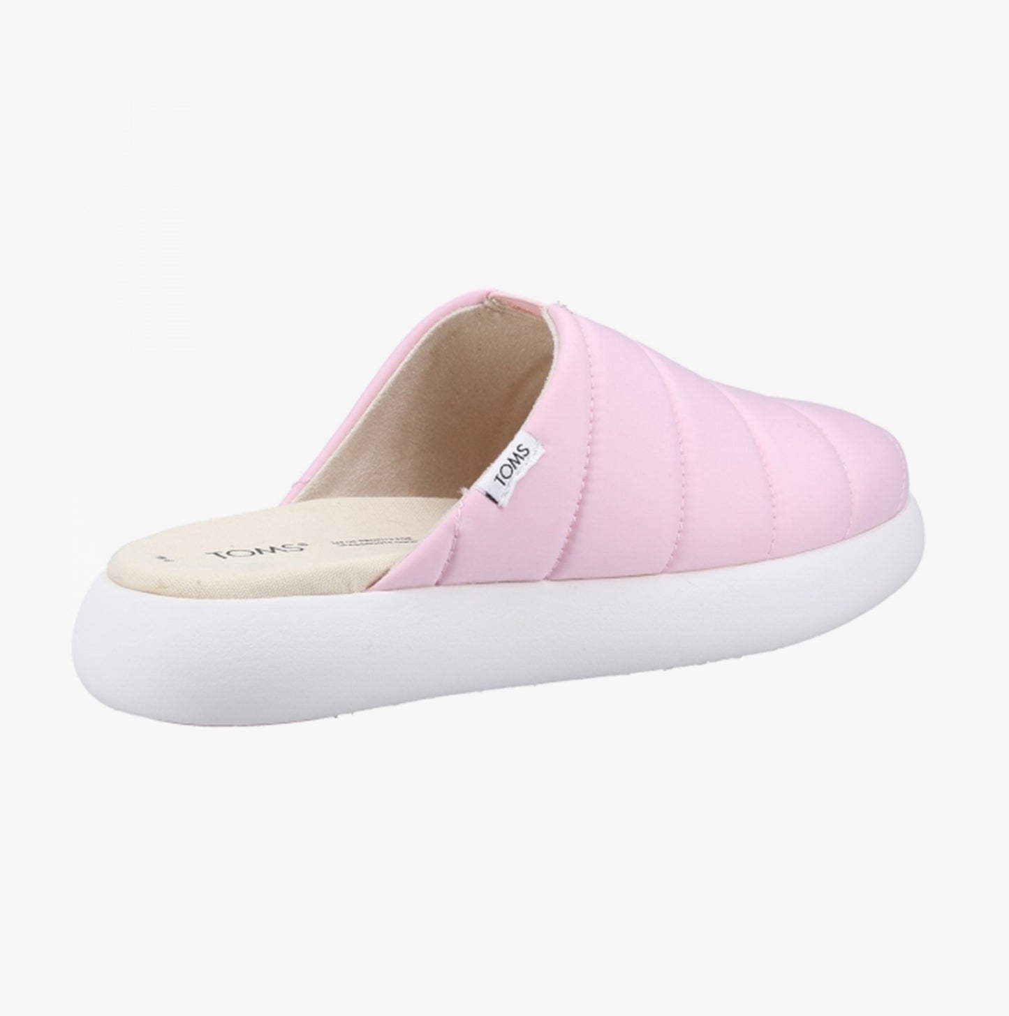 ALPARGATA MALLOW Womens Quilted Mule Slippers Pink