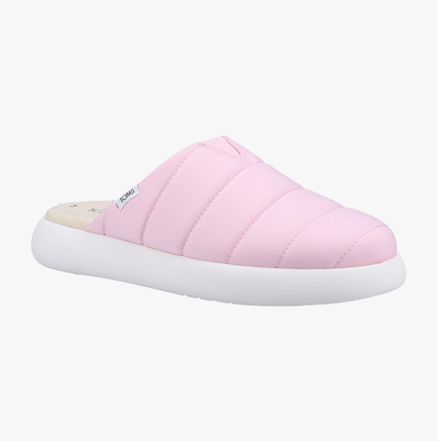 ALPARGATA MALLOW Womens Quilted Mule Slippers Pink