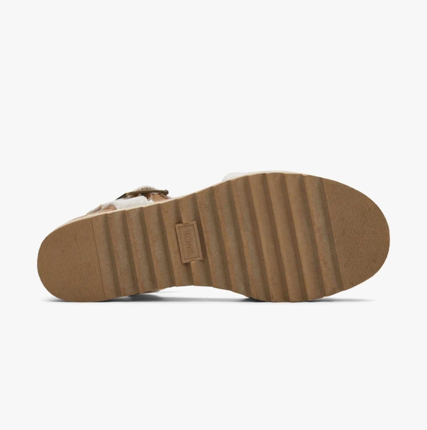 DIANA Womens Canvas Wedge Sandals Natural