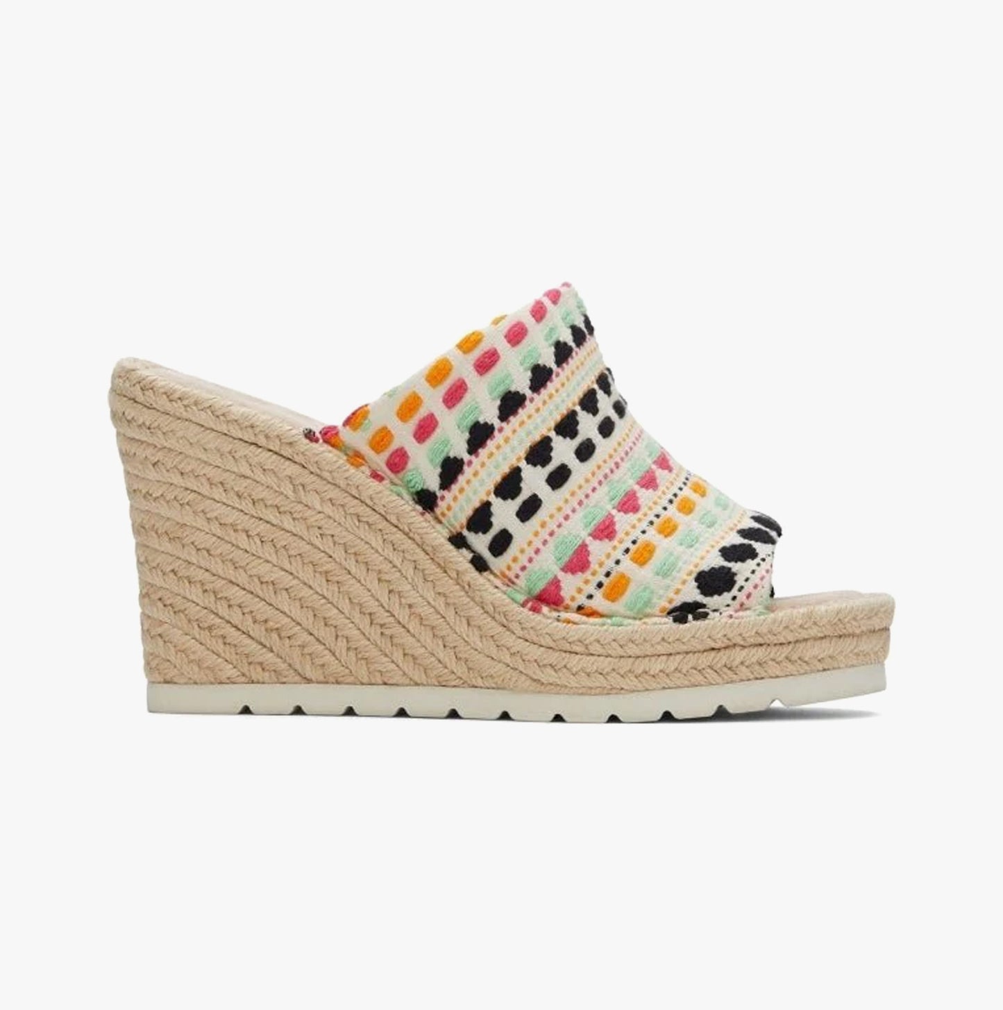 MONICA Womens Slingback Wedge Sandals Natural