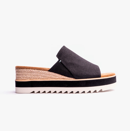 DIANA MULE Womens Sandals Black