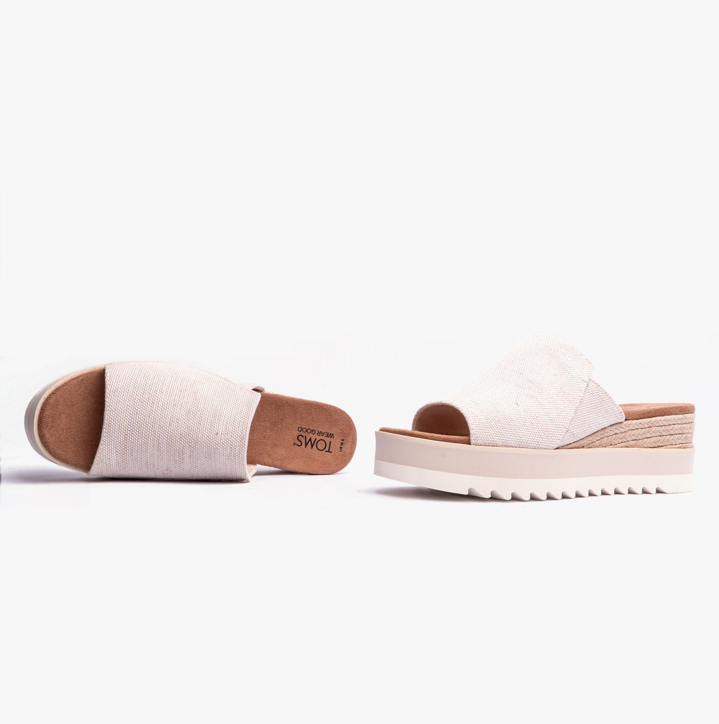 DIANA MULE Womens Sandals Natural