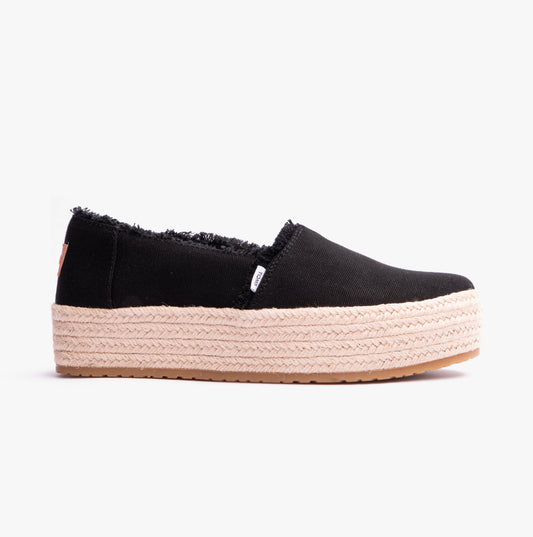 VALENCIA Womens Espadrilles Black