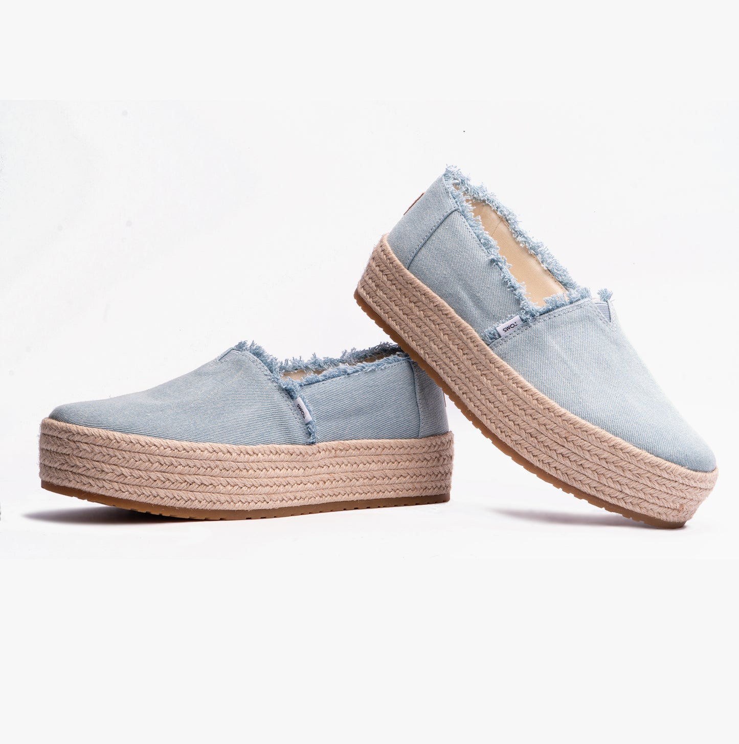 VALENCIA Womens Espadrilles Pastel Blue