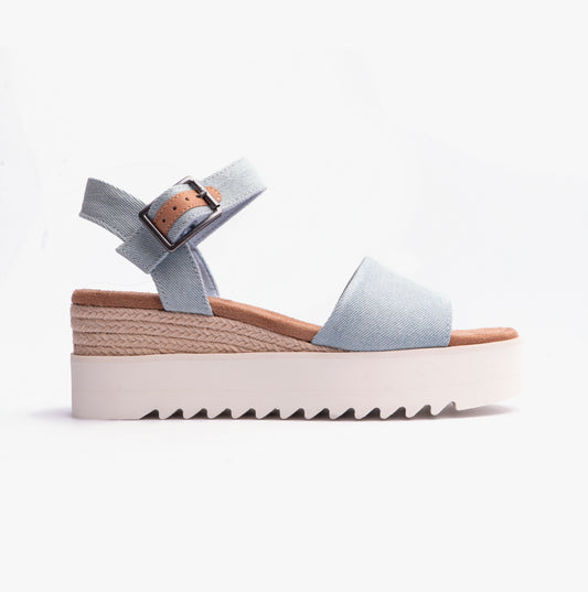 DIANA Womens Sandals Pastel Blue
