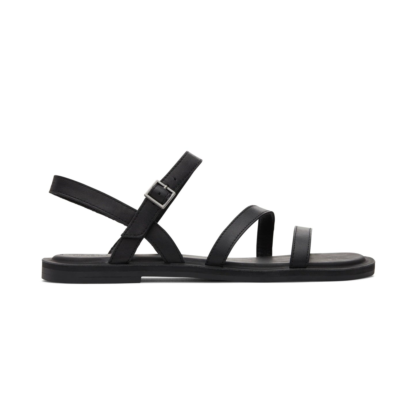 TOMS KIRA Womens Ankle Strap Sandals Black