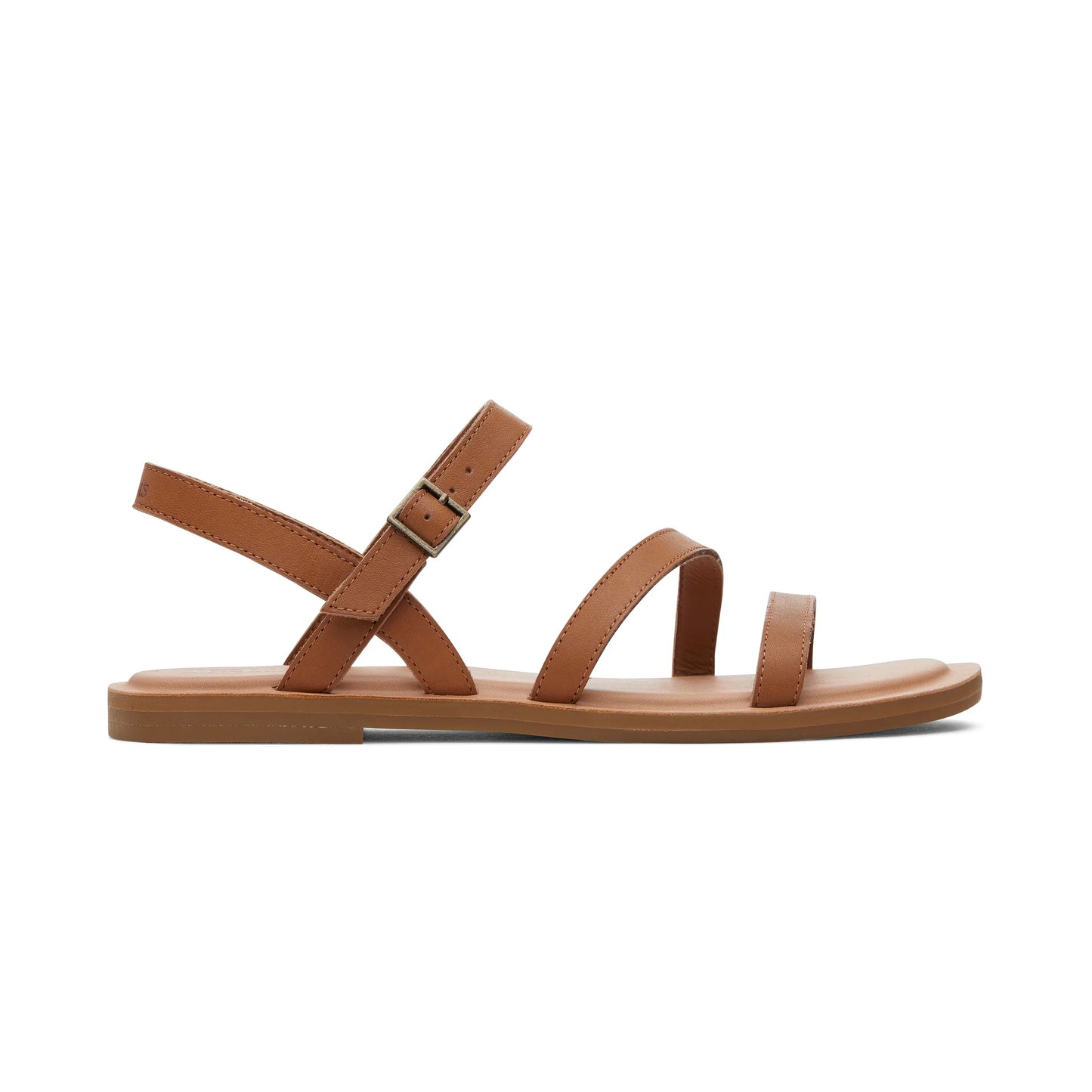 TOMS KIRA Womens Ankle Strap Sandals Tan