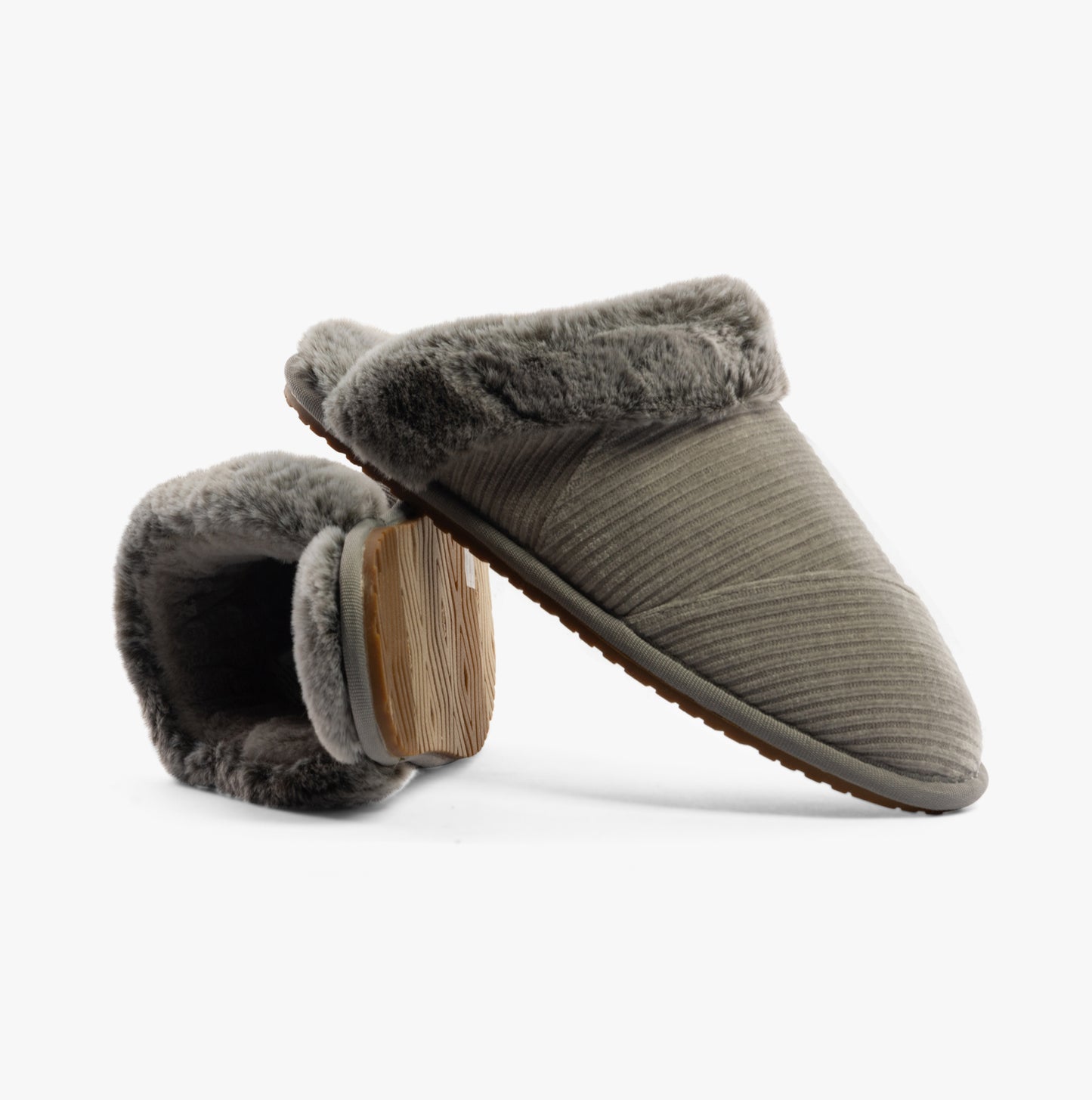 VALERIE Womens Slippers Grey