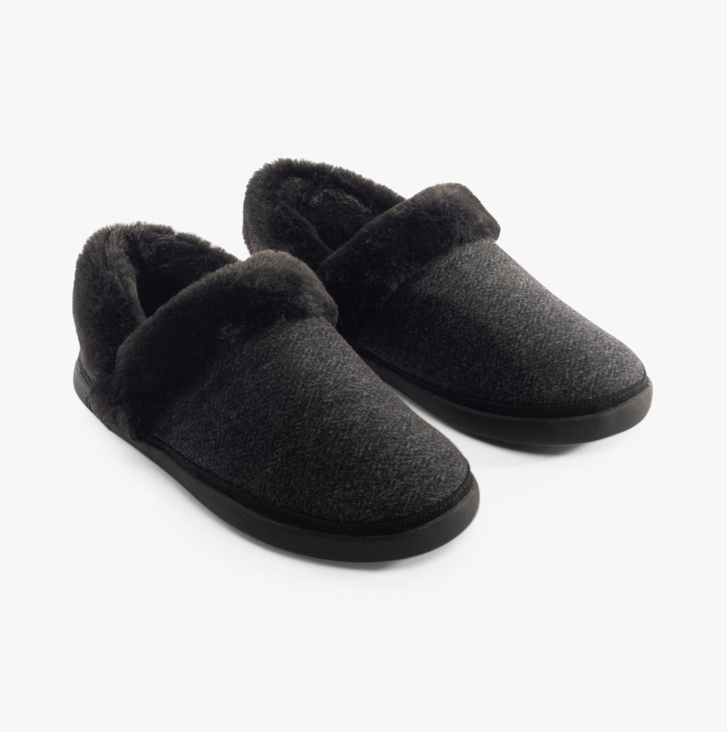 OSLO Womens Slippers Black