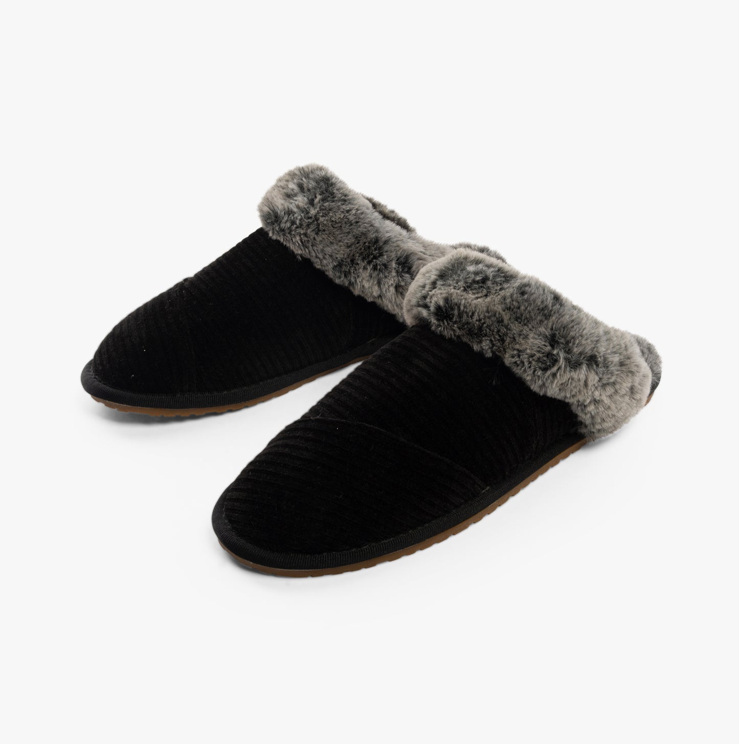 VALERIE Womens Slippers Black