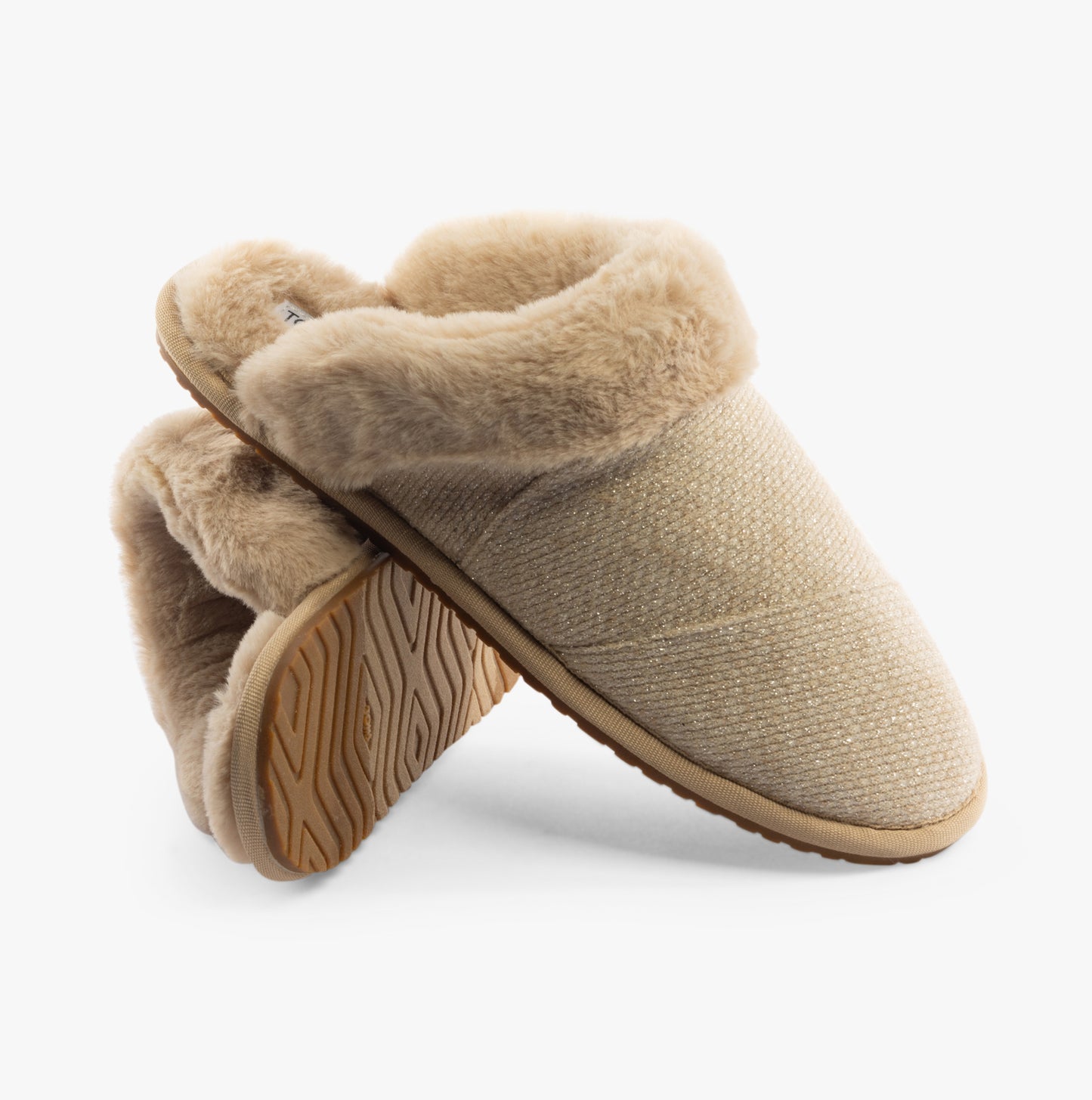 VALERIE Womens Slippers Natural