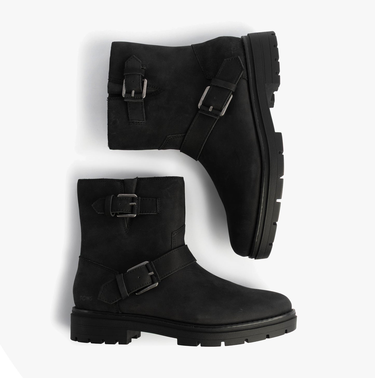 TOMS IONIE MOTO Womens Ankle Boots Black