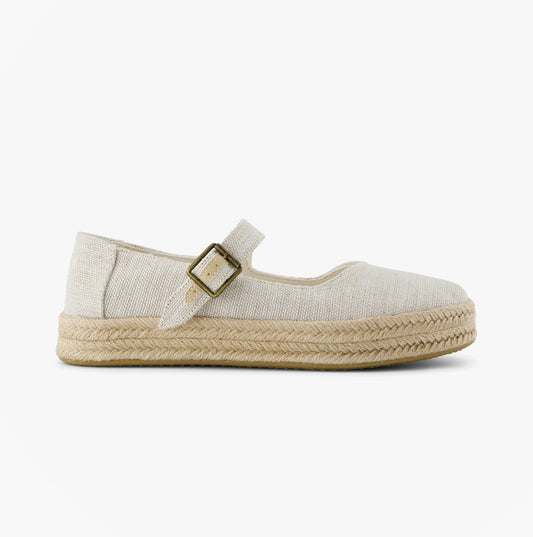 TOMS CAROLINA MARY JANE Womens Mary Jane Natural