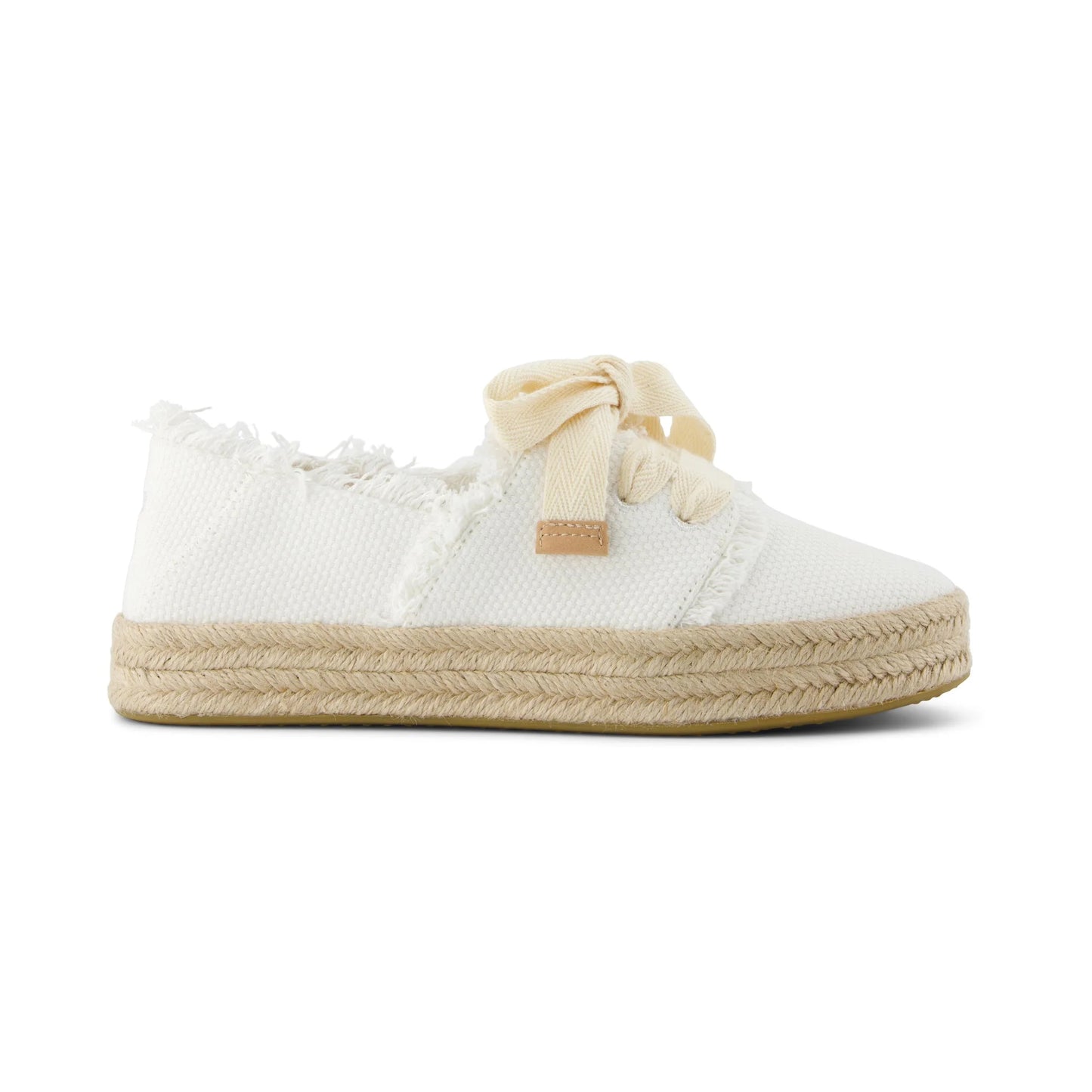 TOMS CAROLINA LACE UP Womens Espadrille Shoes White