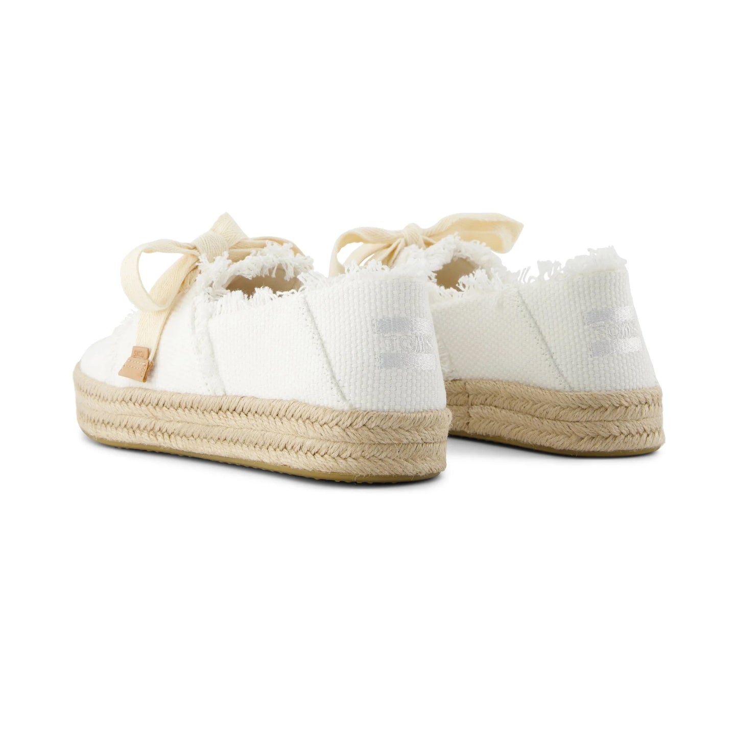 TOMS CAROLINA LACE UP Womens Espadrille Shoes White