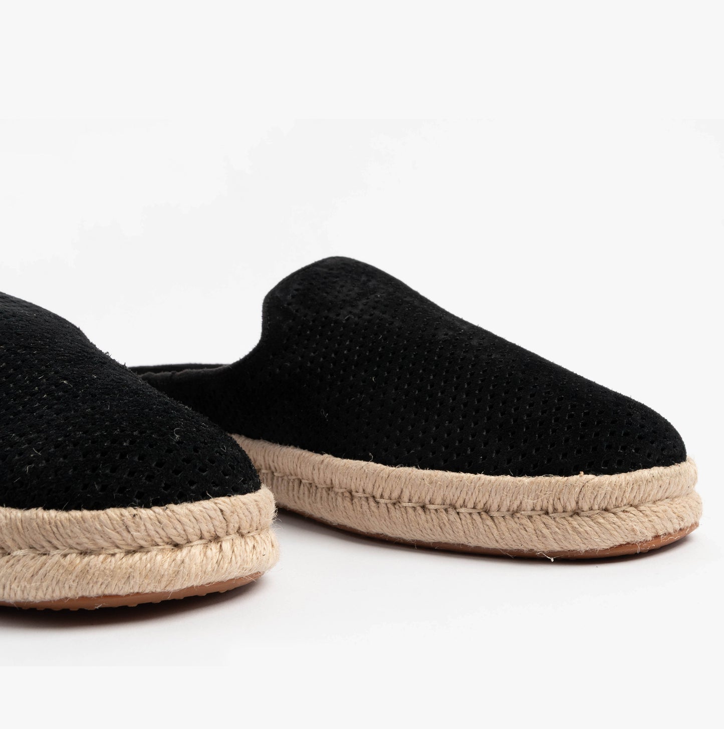 SANTIAGO MULE Mens Espadrille Black