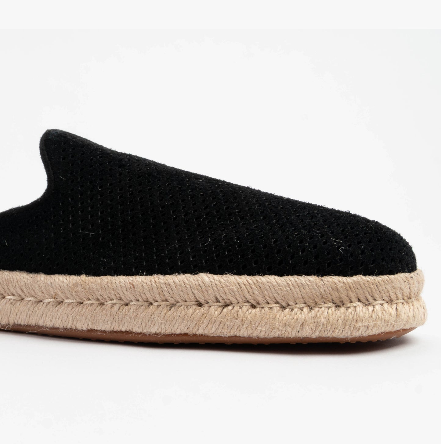SANTIAGO MULE Mens Espadrille Black