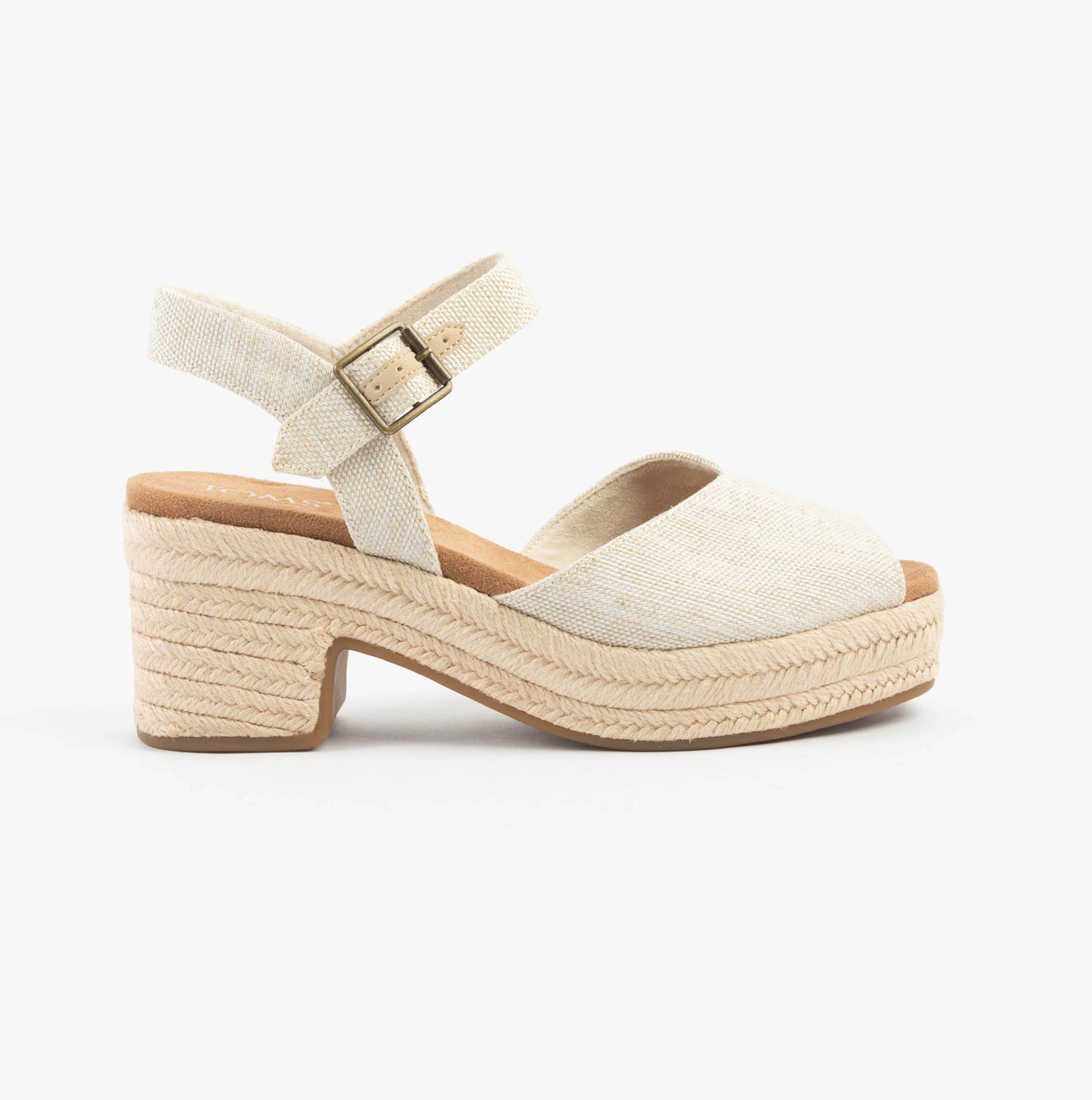 ISLA PEEP TOE Womens Sandals Natural