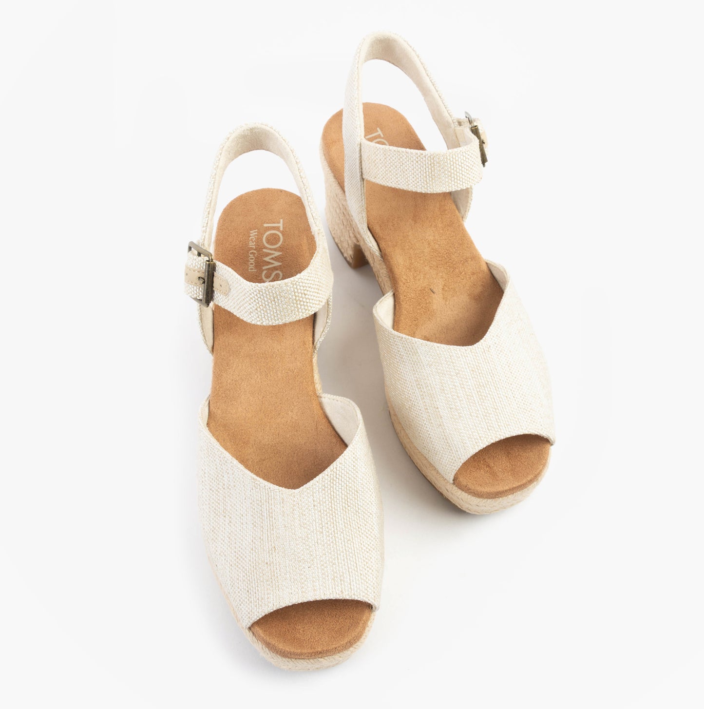 ISLA PEEP TOE Womens Sandals Natural