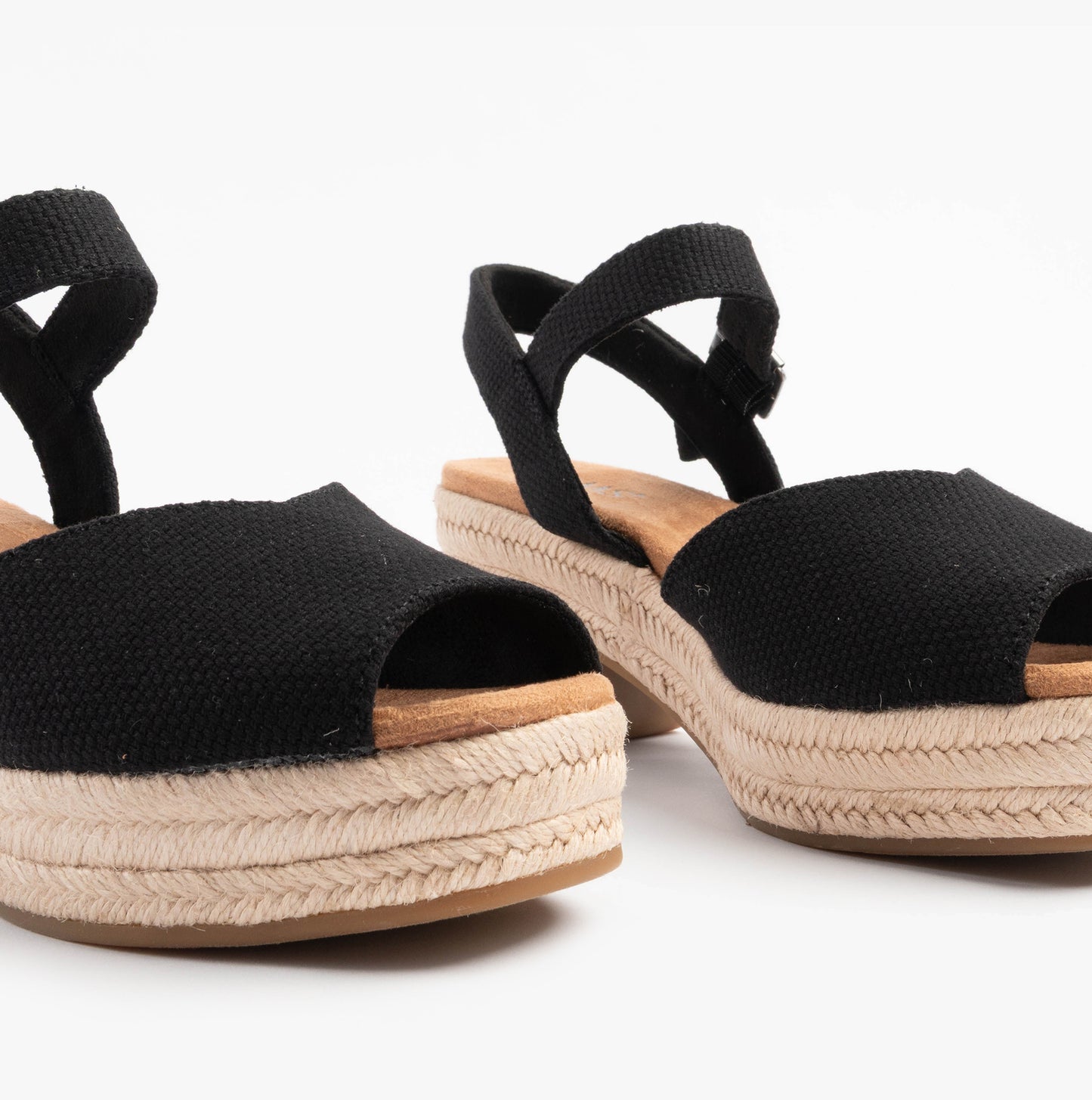 ISLA PEEP TOE Womens Sandals Black