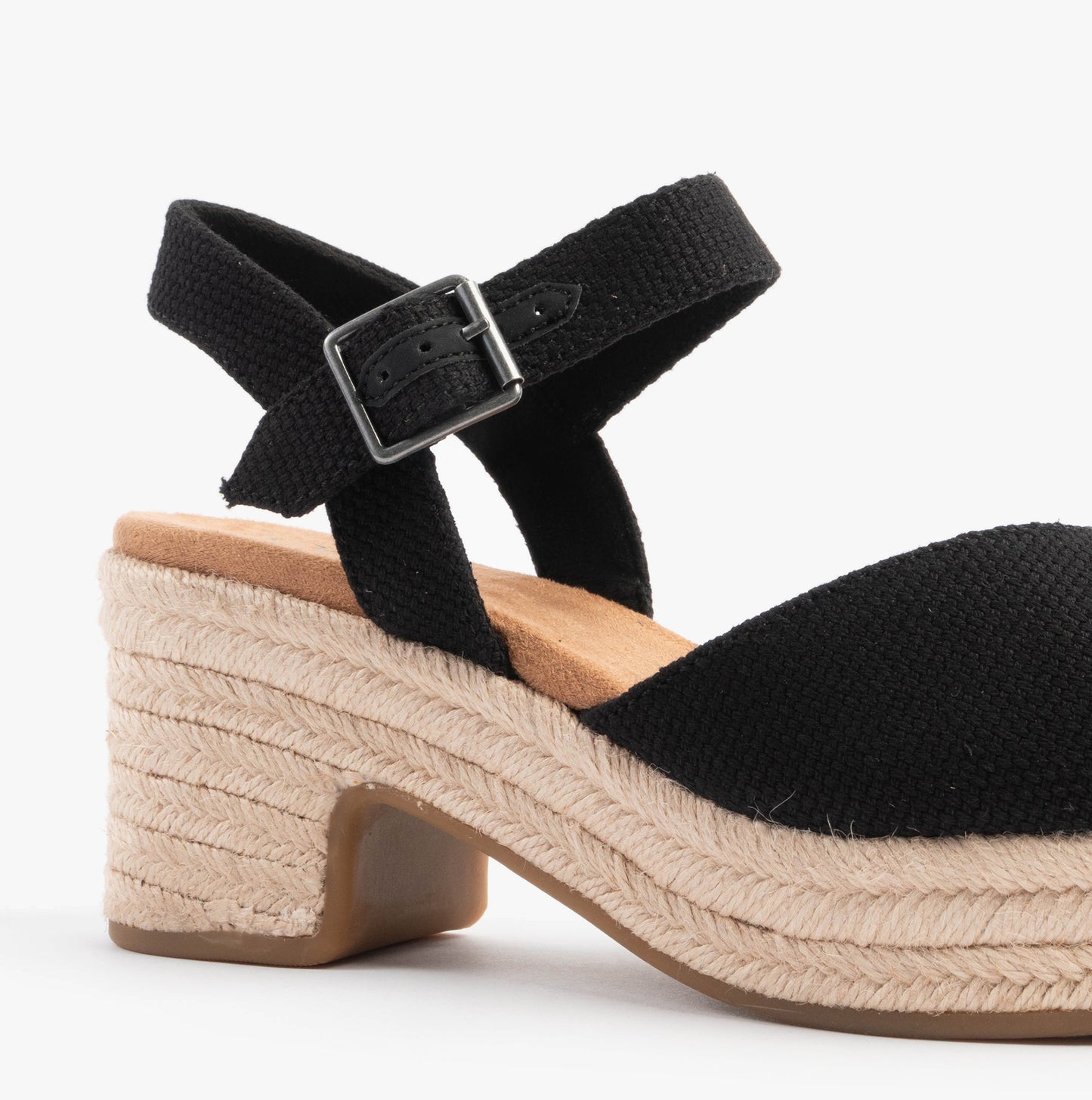 ISLA PEEP TOE Womens Sandals Black
