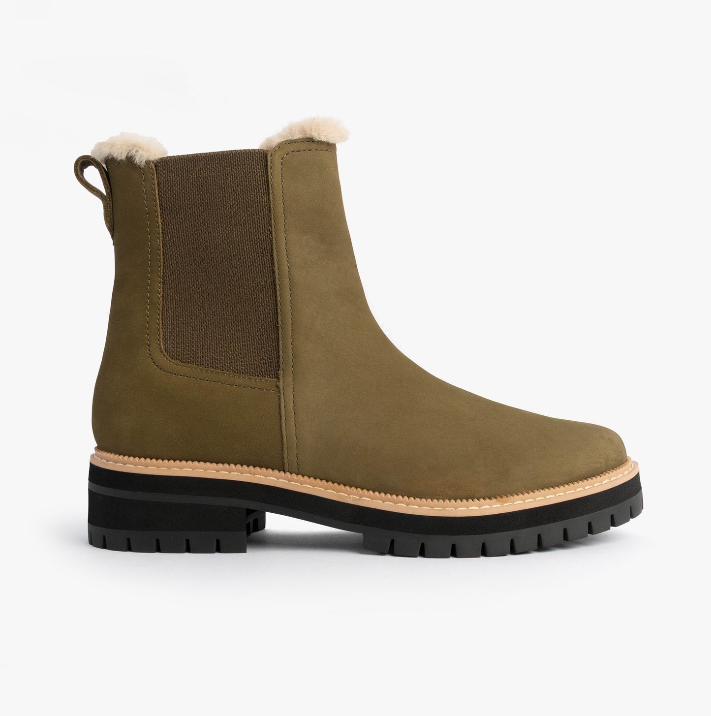 BENNET Womens Ankle Boots Olive