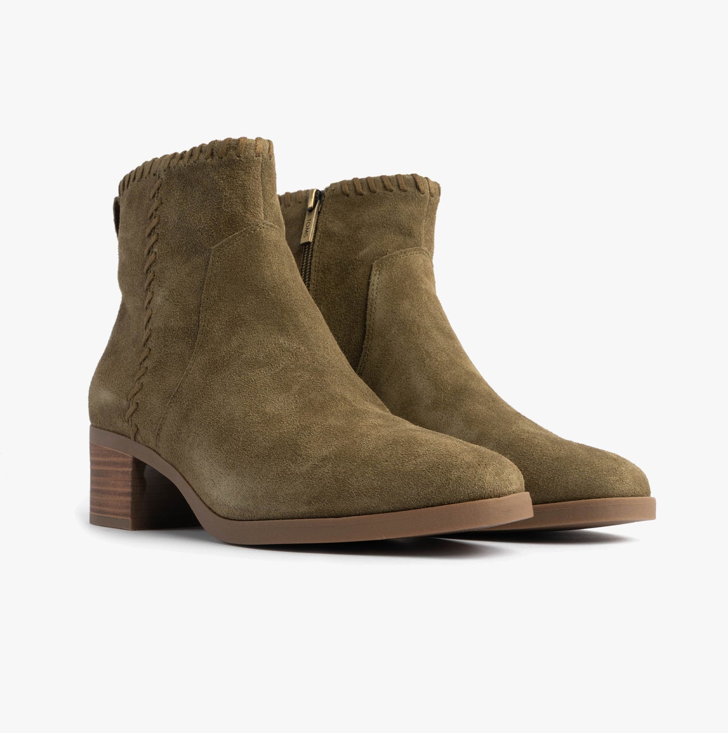 DELILAH Womens Ankle Boots Olive