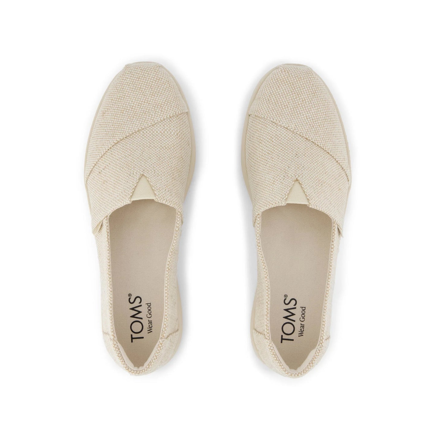 TOMS ALPARGATA PLUS Womens Espadrille Shoes Gold