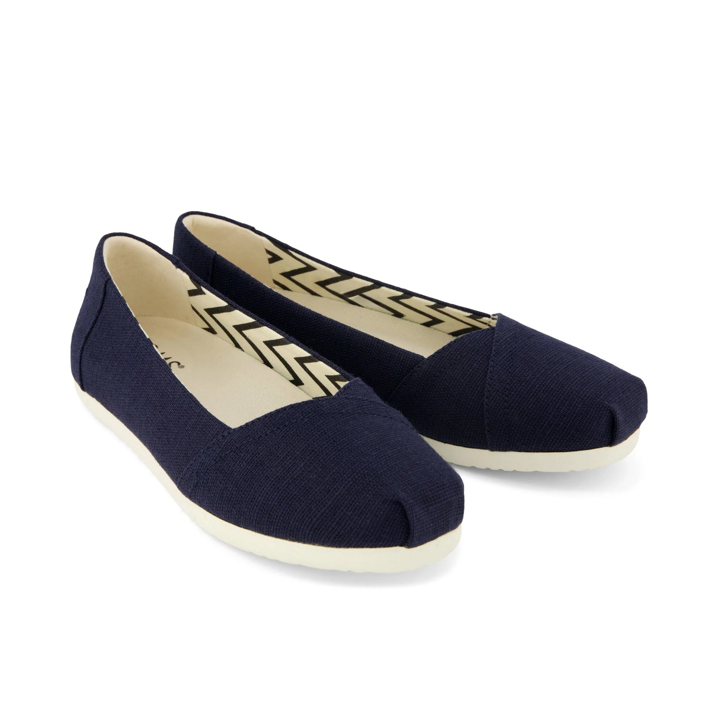 TOMS ALPARGATA BALLET Womens Ballerina Shoes Navy