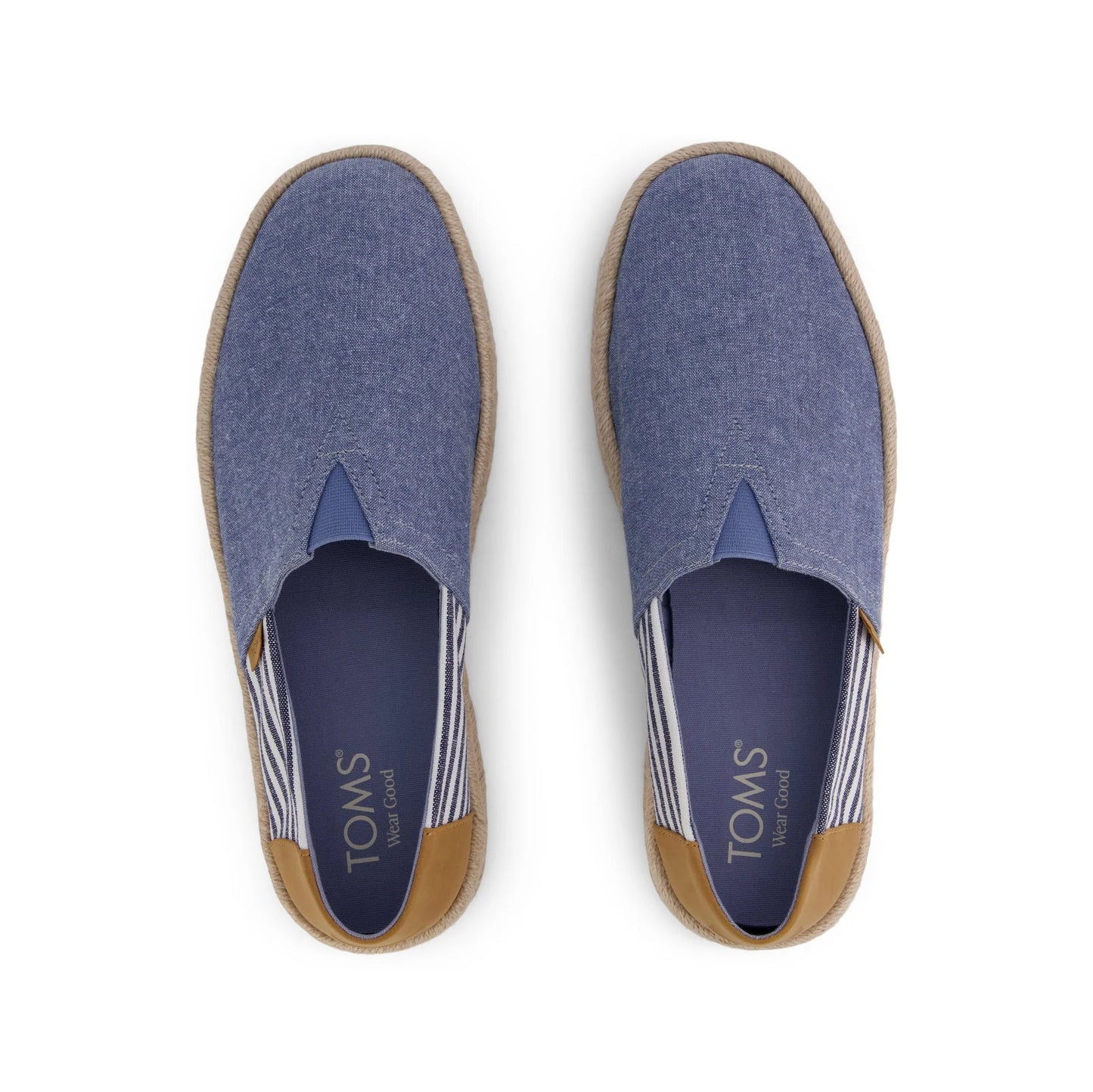 TOMS ALPARGATA ROPE 2.0 Mens Espadrille Shoes Navy