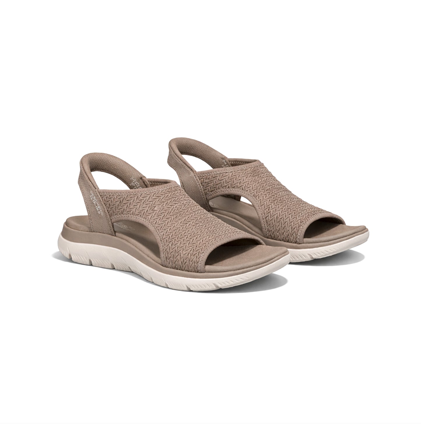 Skechers SUMMITS SANDAL - SWEETLY EVOL Womens Cross Strap Sandals Taupe