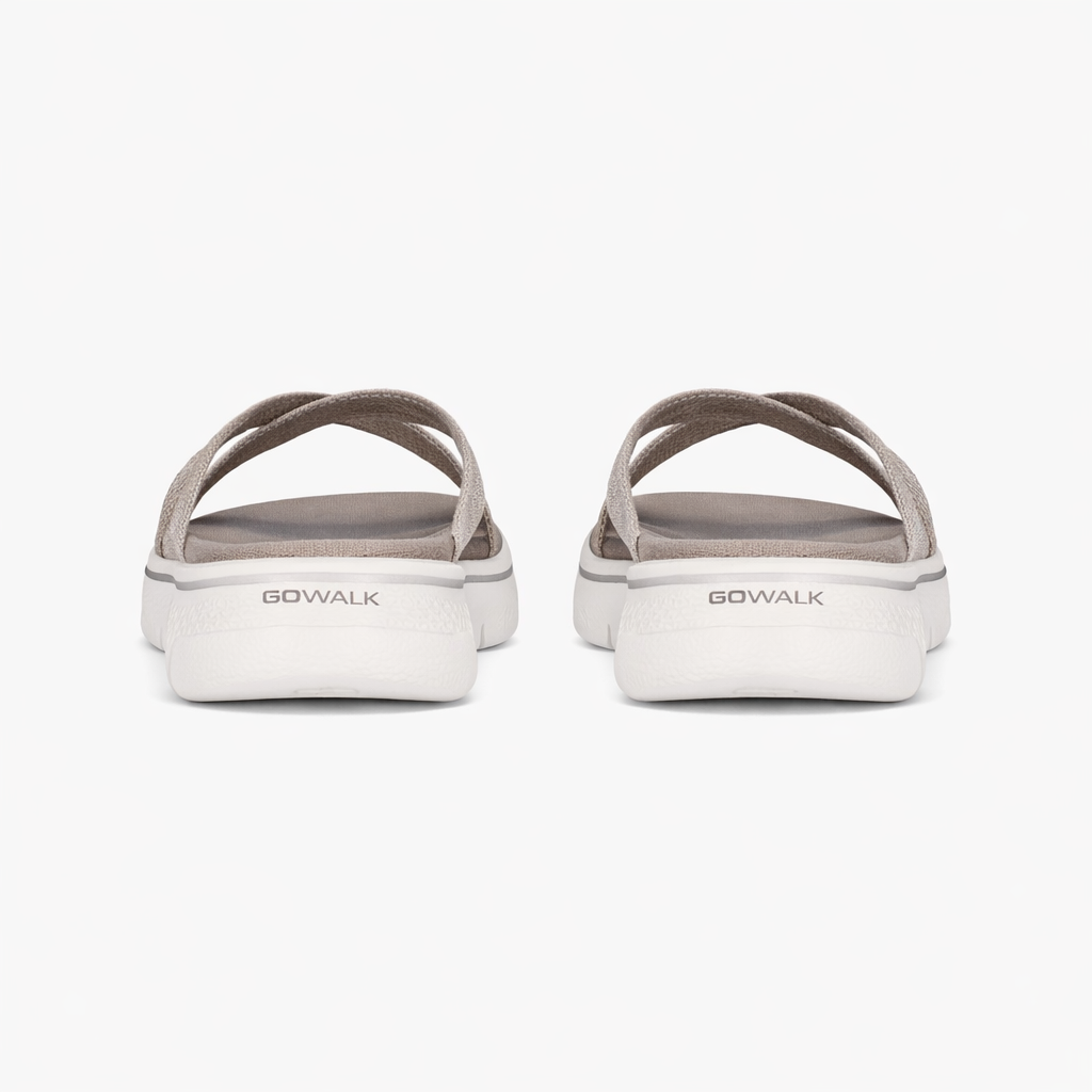 Skechers GO WALK FLEX SANDAL-SSSELENA Womens Mules Sandals Taupe