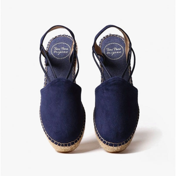 Toni Pons TREMP Womens Wedge Sandals Navy