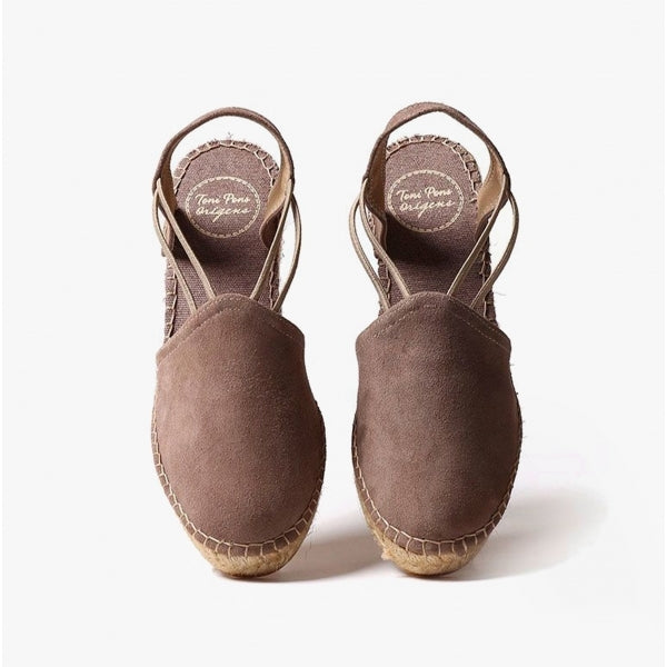 Toni Pons TREMP Womens Wedge Sandals Taupe