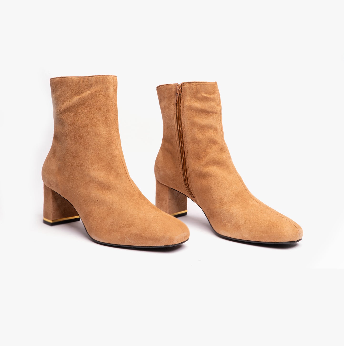 NORANAS Womens Ankle Boots Tan