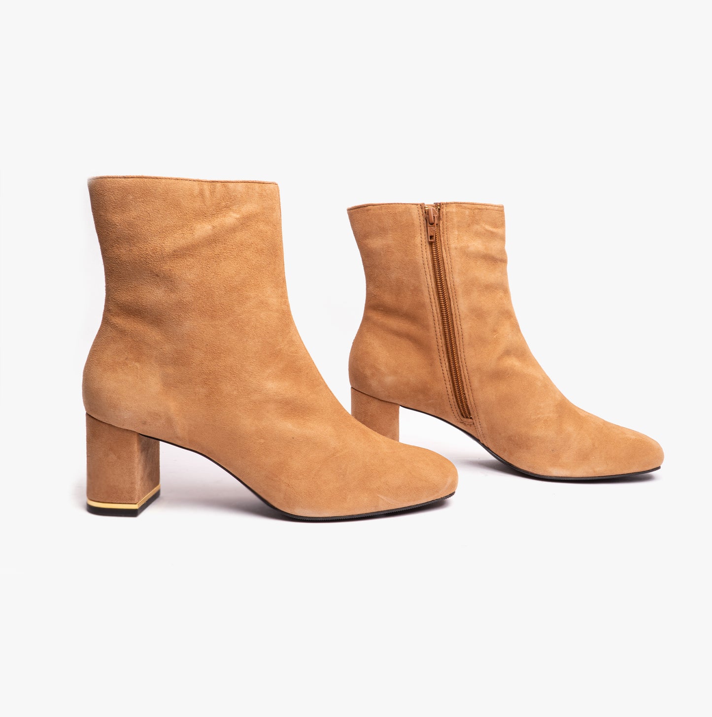 NORANAS Womens Ankle Boots Tan