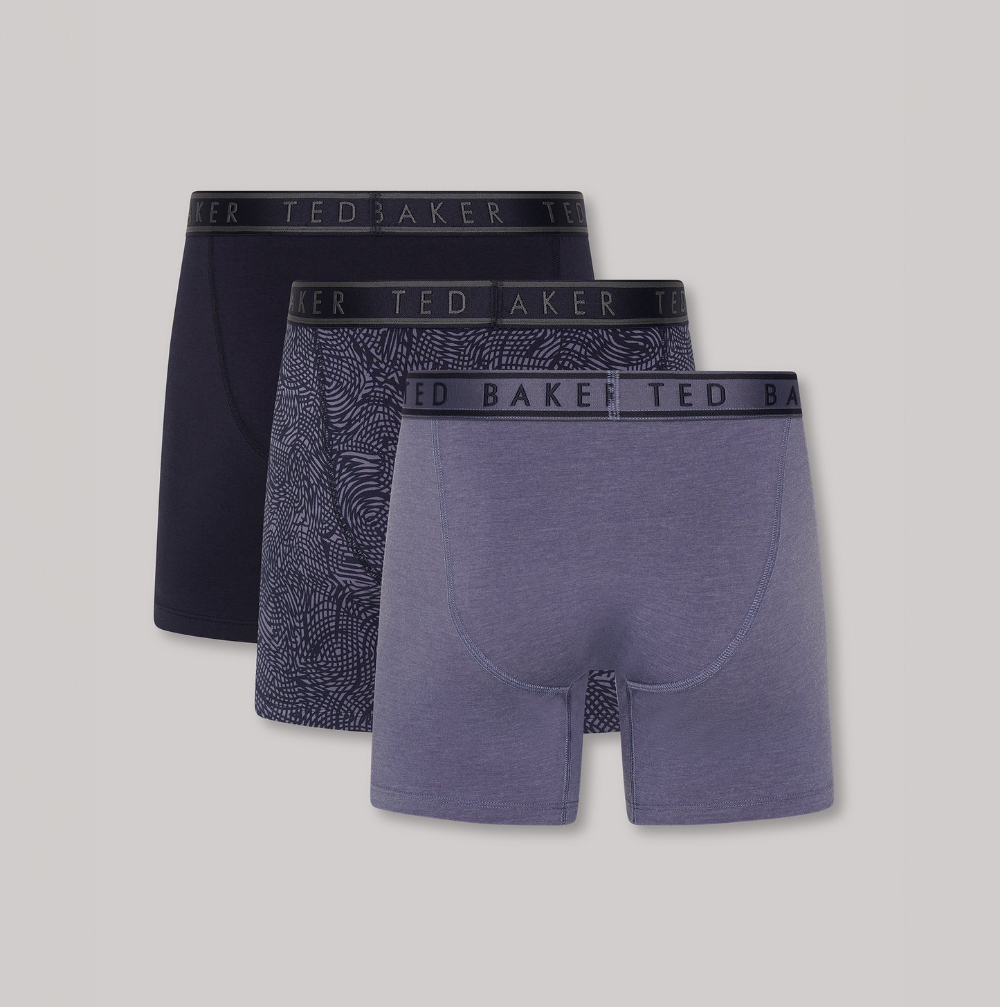Ted Baker 3-Pack Cotton Boxer Briefs Mens Boxer Briefs Multi