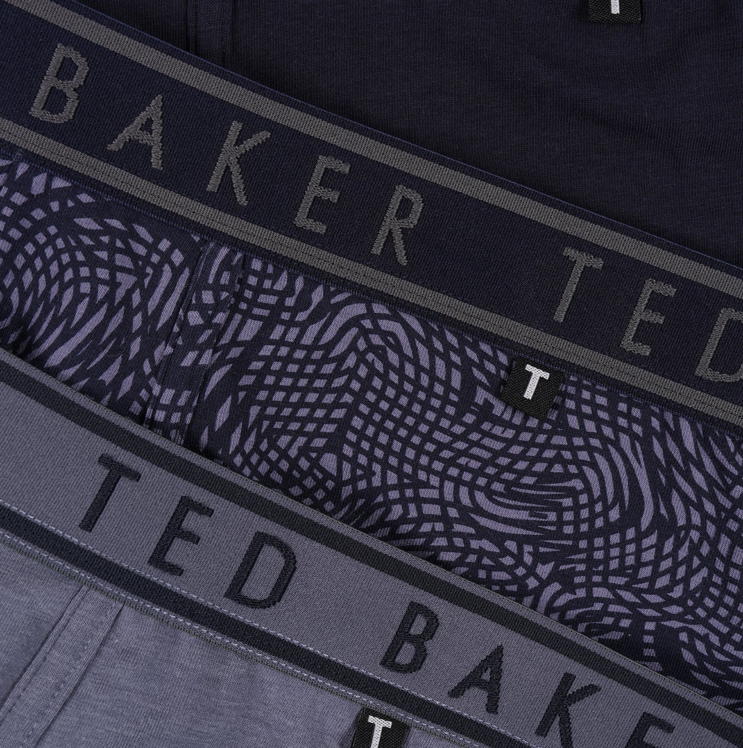 Ted Baker 3-Pack Cotton Boxer Briefs Mens Boxer Briefs Multi