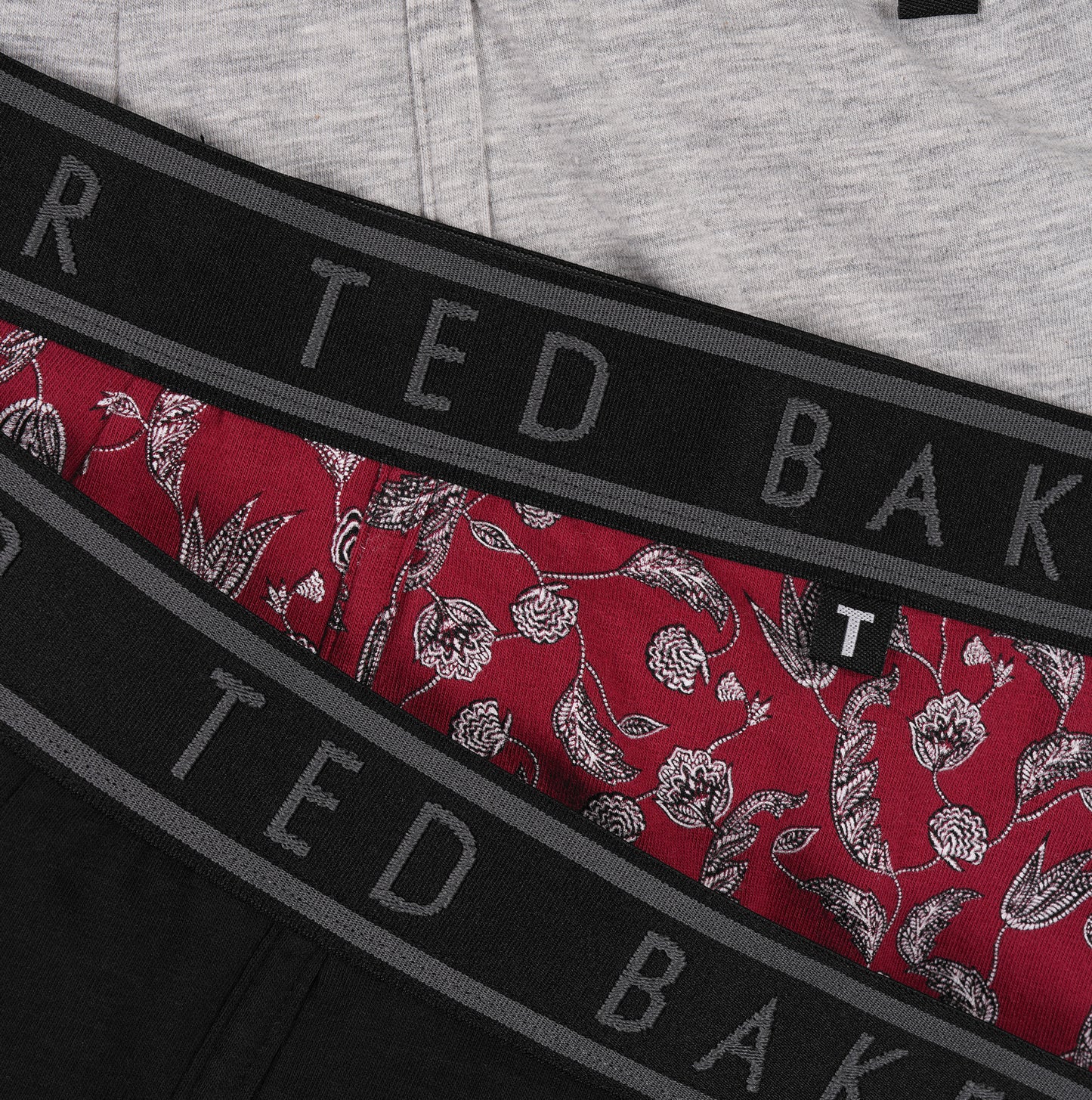 Ted Baker 3-Pack Cotton Boxer Briefs Mens Boxer Briefs Multi