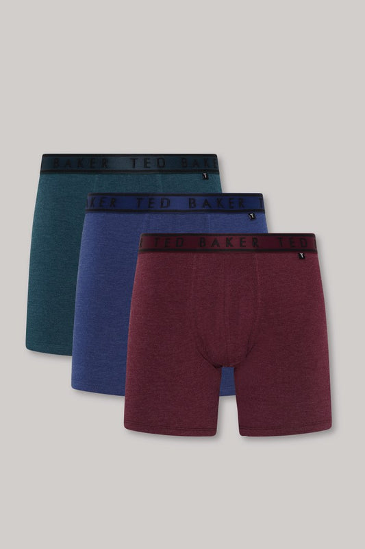 3-Pack Cotton Fashion Boxer Brief Mens Briefs Multicoloured