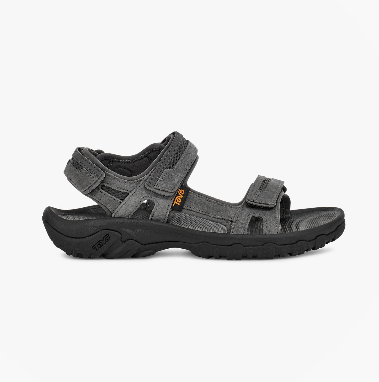 Teva HUDSON Mens Ankle Strap Sandals Dark Gull Grey
