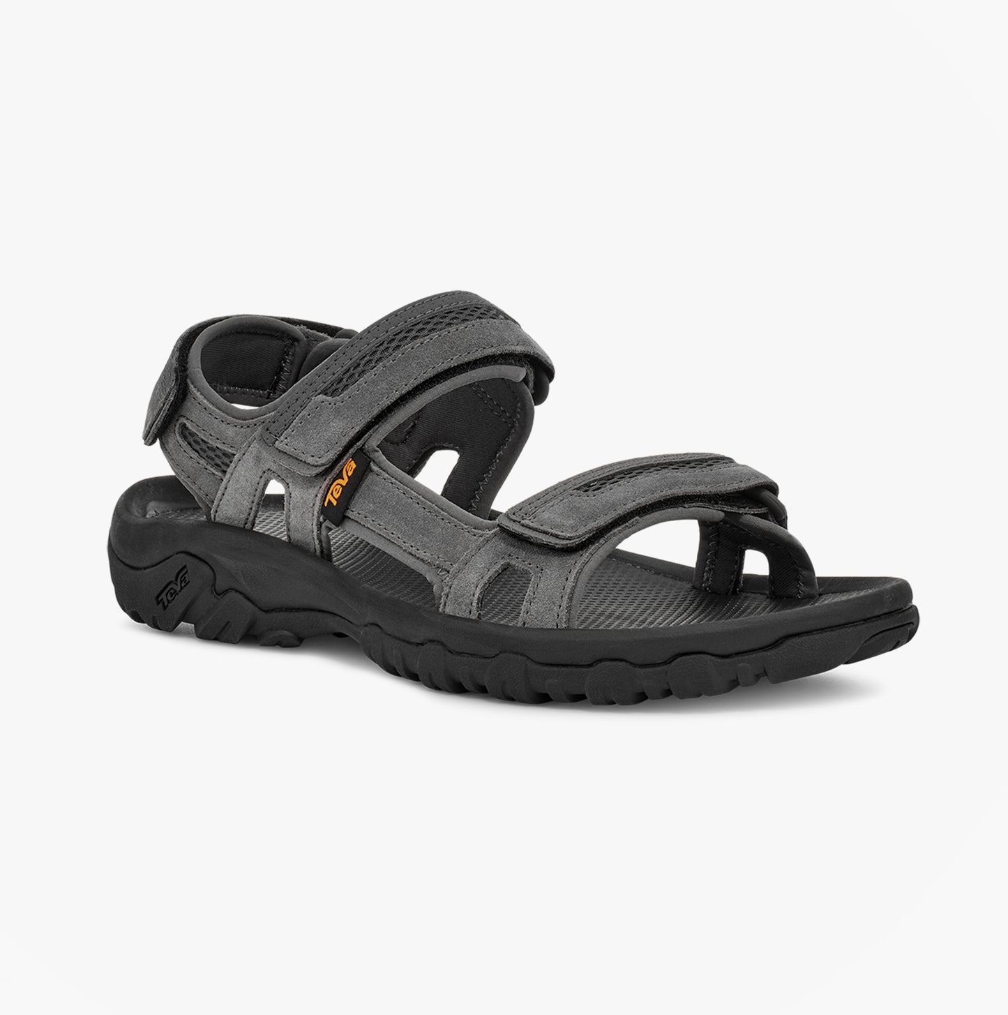 Teva HUDSON Mens Ankle Strap Sandals Dark Gull Grey