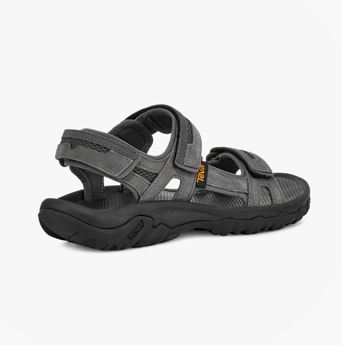 Teva HUDSON Mens Ankle Strap Sandals Dark Gull Grey